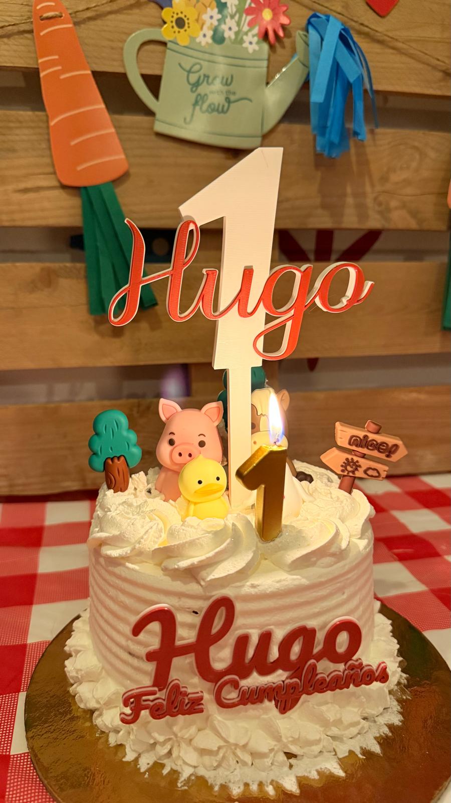 Toppers de tarta personalizados